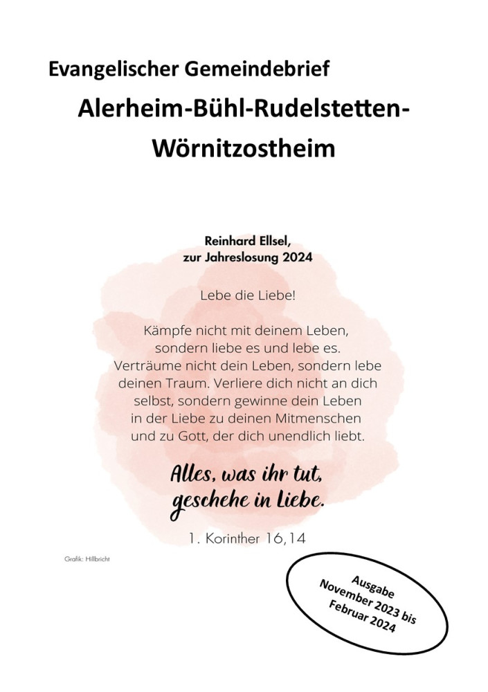 Gemeindebrief Alerheim für Dez. 23 bis Februar 24